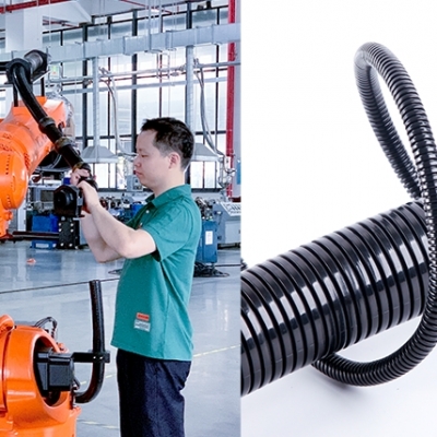 機器人管線包材質升級：尼龍與 PUR 的產業(yè)應用新趨勢